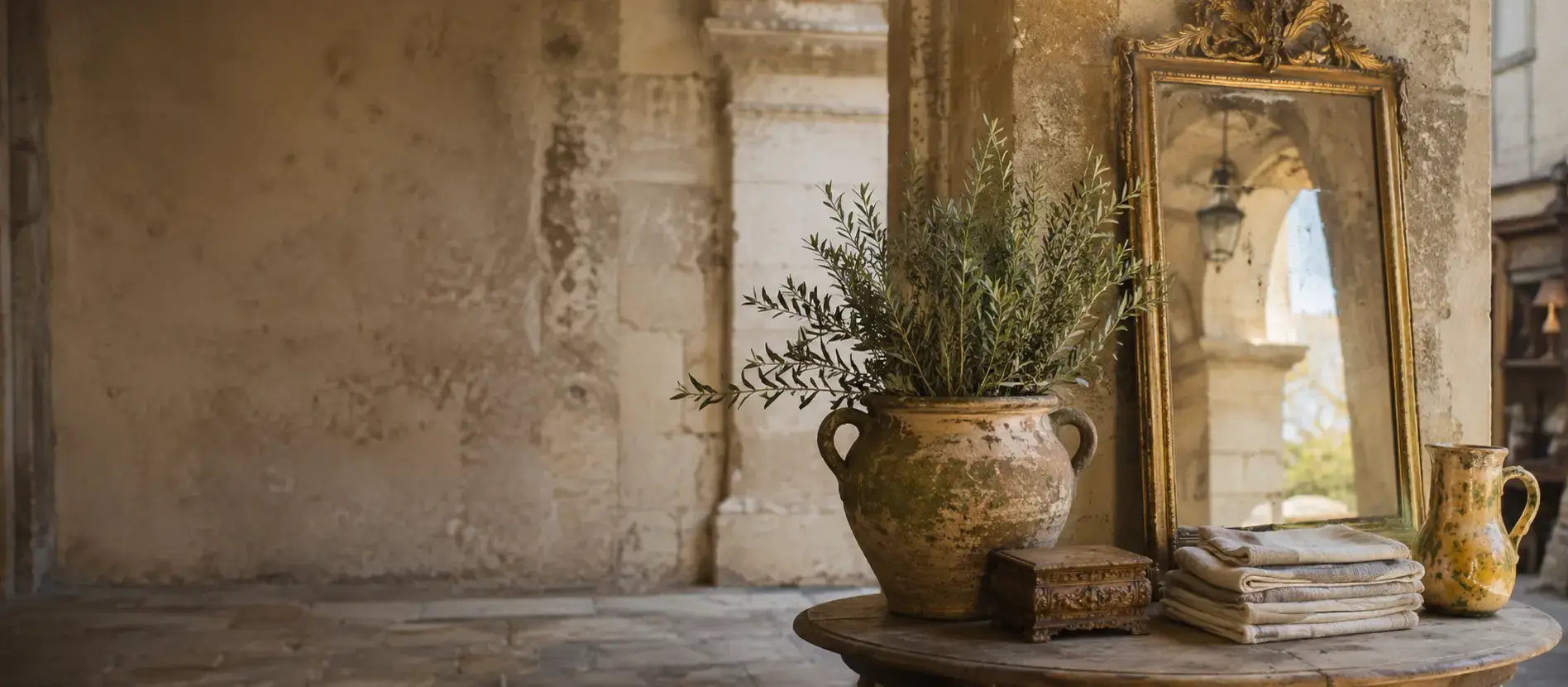 Historic interiors and antiques in Aix