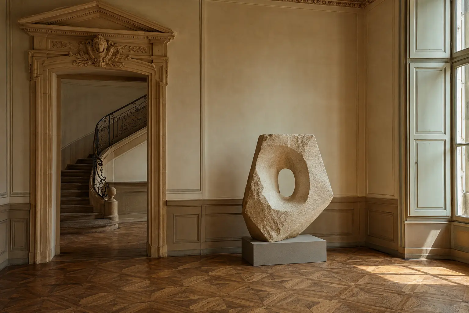 Sculpture and art in an Aix heritage setting