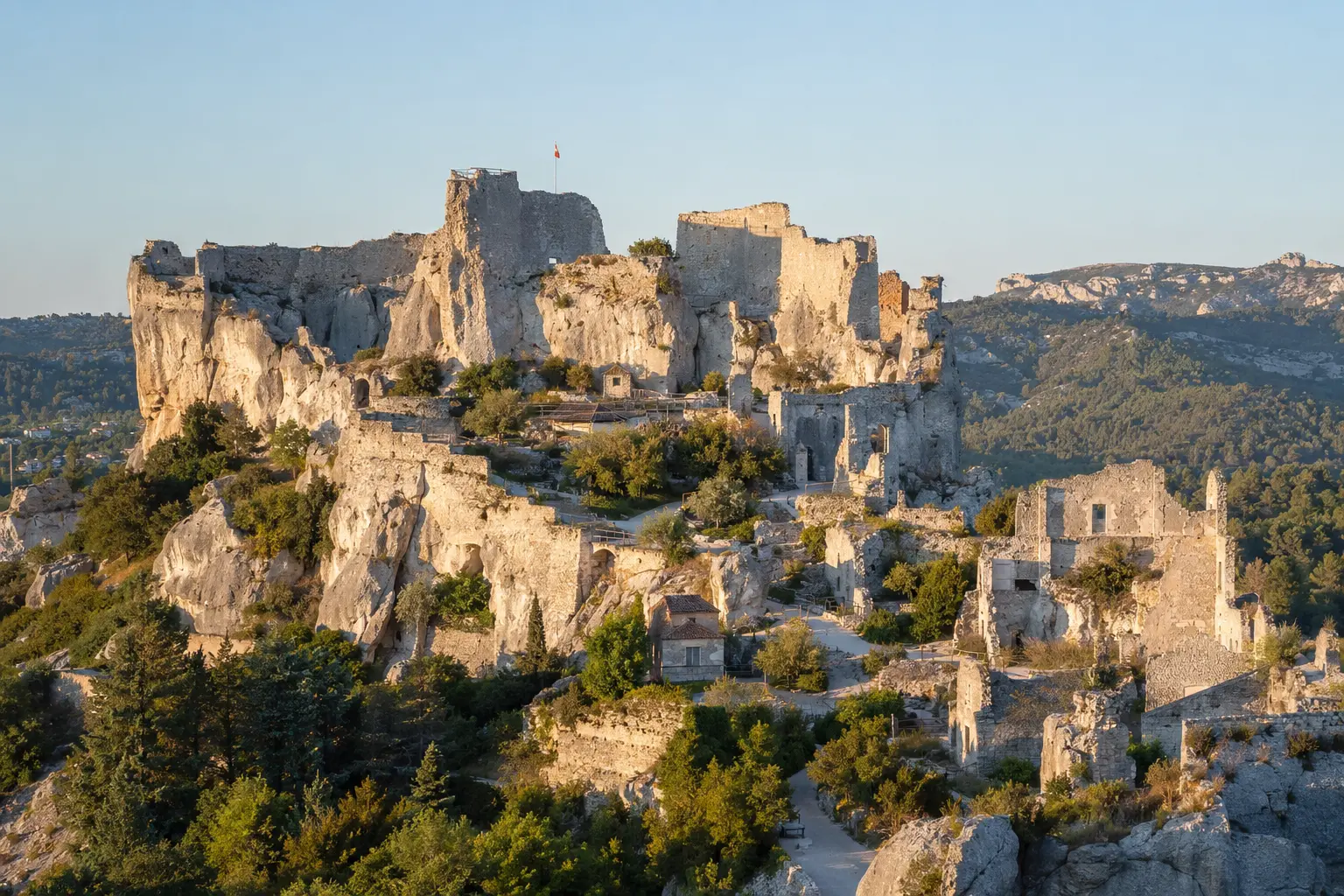 Les Baux-de-Provence in Provence