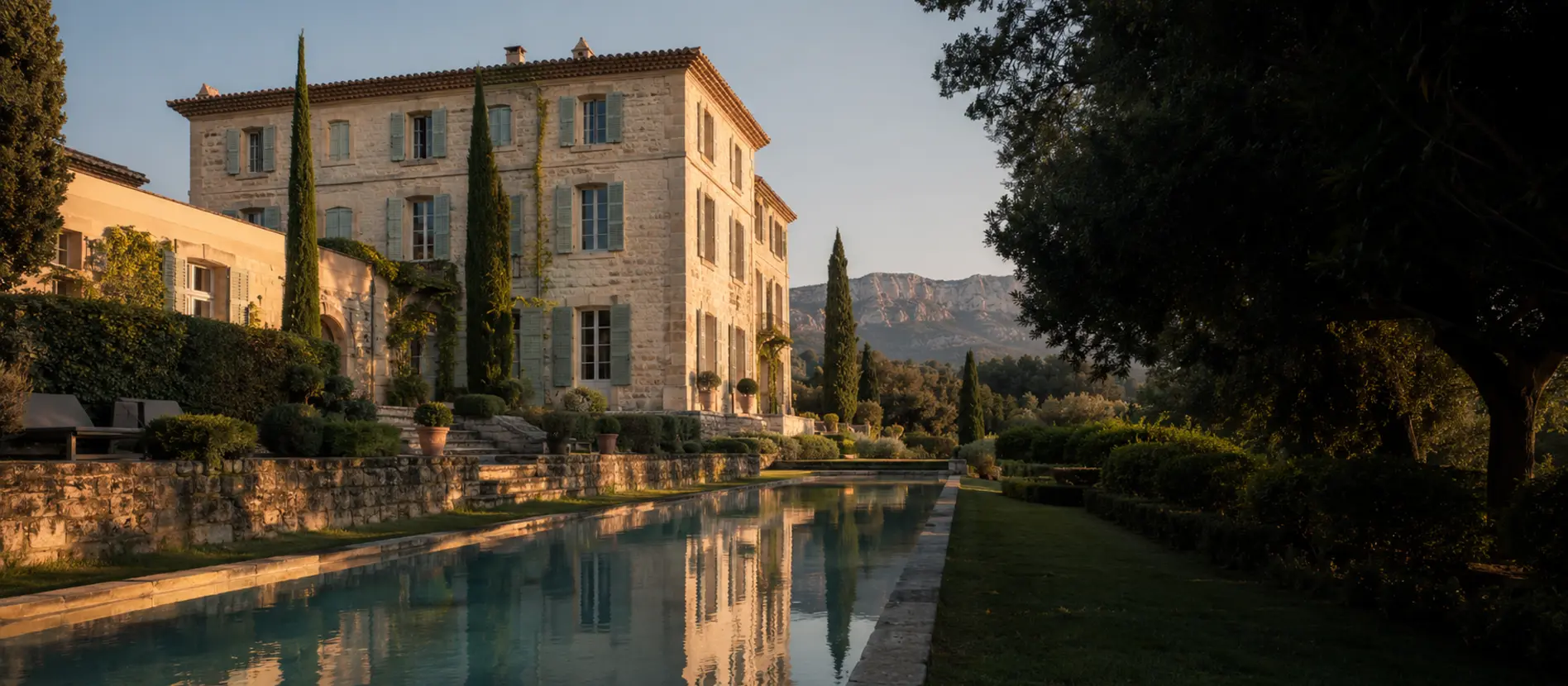 A private villa in the Aix countryside