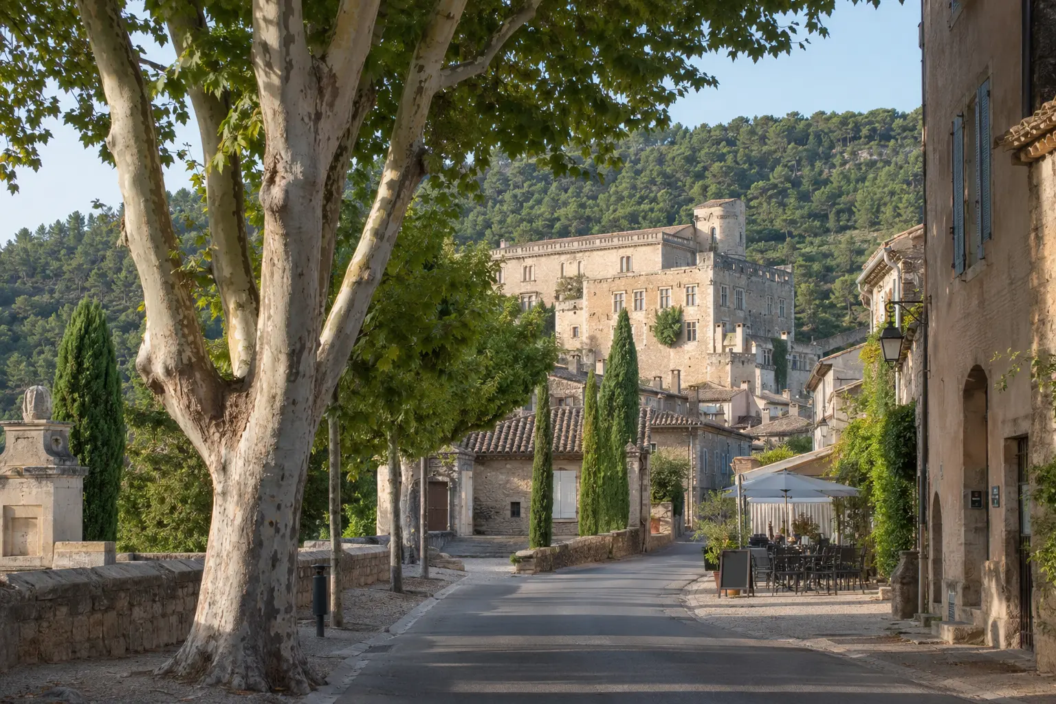 Lourmarin village in the southern Luberon