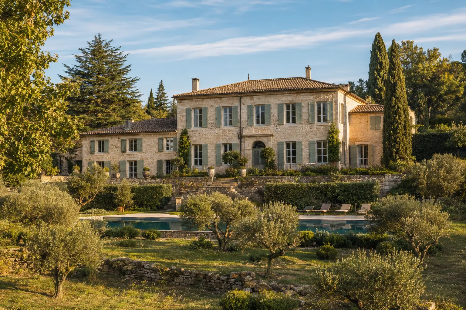 A private Provençal villa with pool and mature gardens